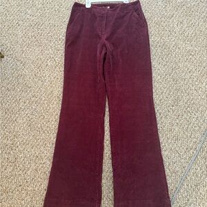 Burgundy Corduroy Pants